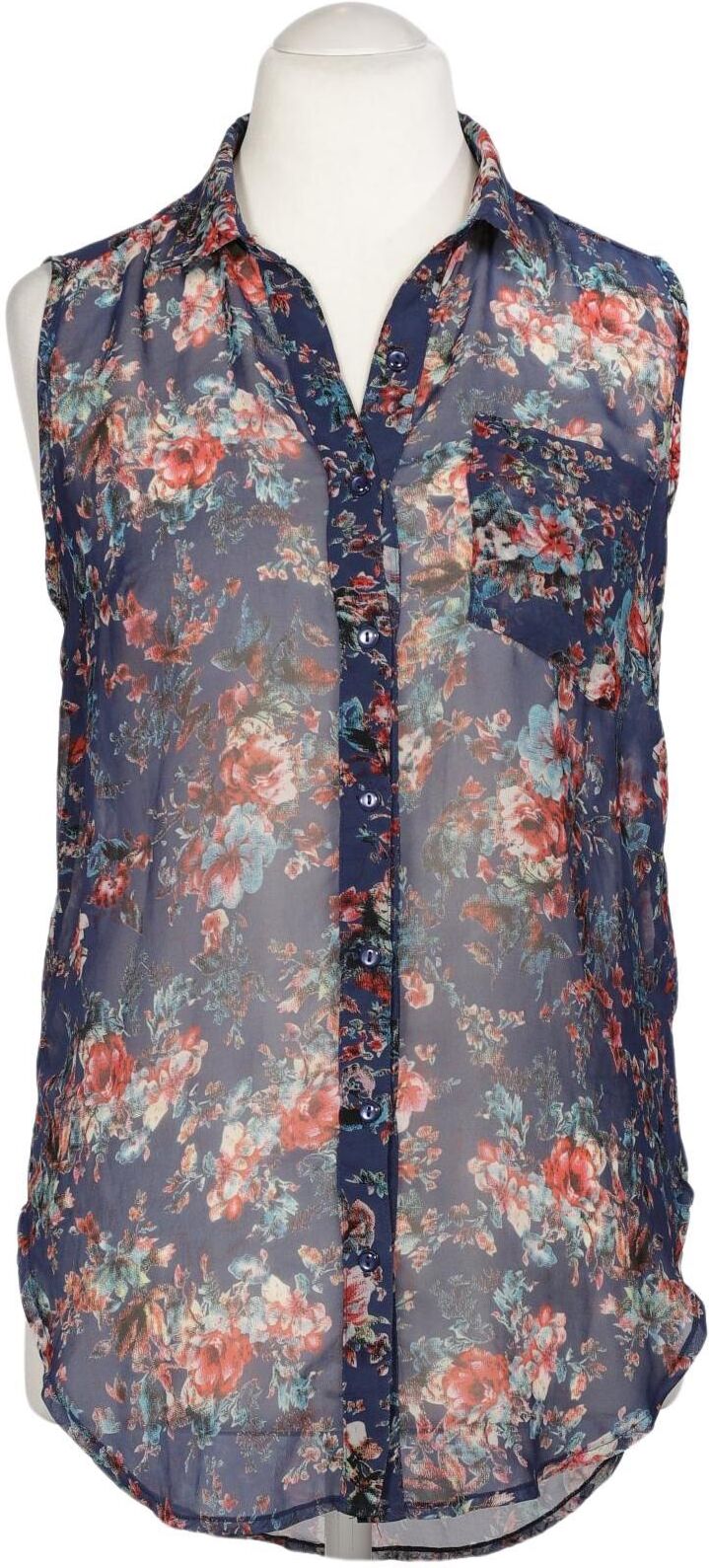 Glamorous Damen Bluse, Mehrfarbig, Gr. M, Synthetik - Second Hand