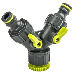Y-Stück 3/4"- 1/2" mit 2 Ventilen LIME LINE BRADAS LE-02221K