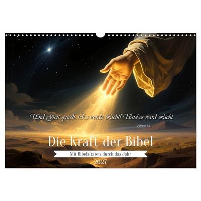Die Kraft der Bibel (Wandkalender 2027 DIN A3 quer), CALVENDO Monatskalender