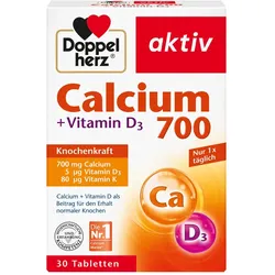 Doppelherz Calcium 700 + Vitamin D3 30 St