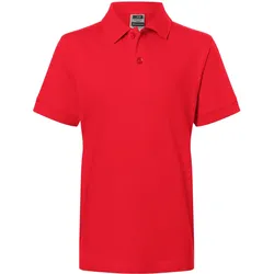 Kinder Polo-Shirt "JN070K" - XS - signal-red