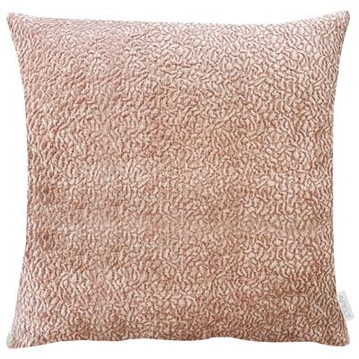 Dekokissen APELT "Toulouse", beige (rose, unifarben), B:58cm H:10cm L:58cm, Chenille, Polyester, Dekokissen_Sitzkissen_Kissenhüllen, Chenille mit 3D Effekt