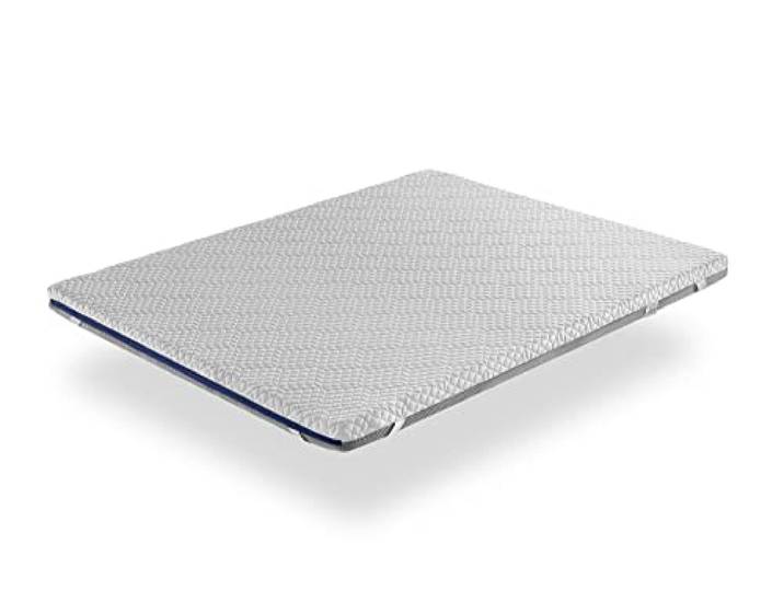 SHAULA Topper 105X190 Jeno, Hohe 8 cm, viskoelastisch, Abnehmbar und adaptiv. Mittlere Hartegrad H2