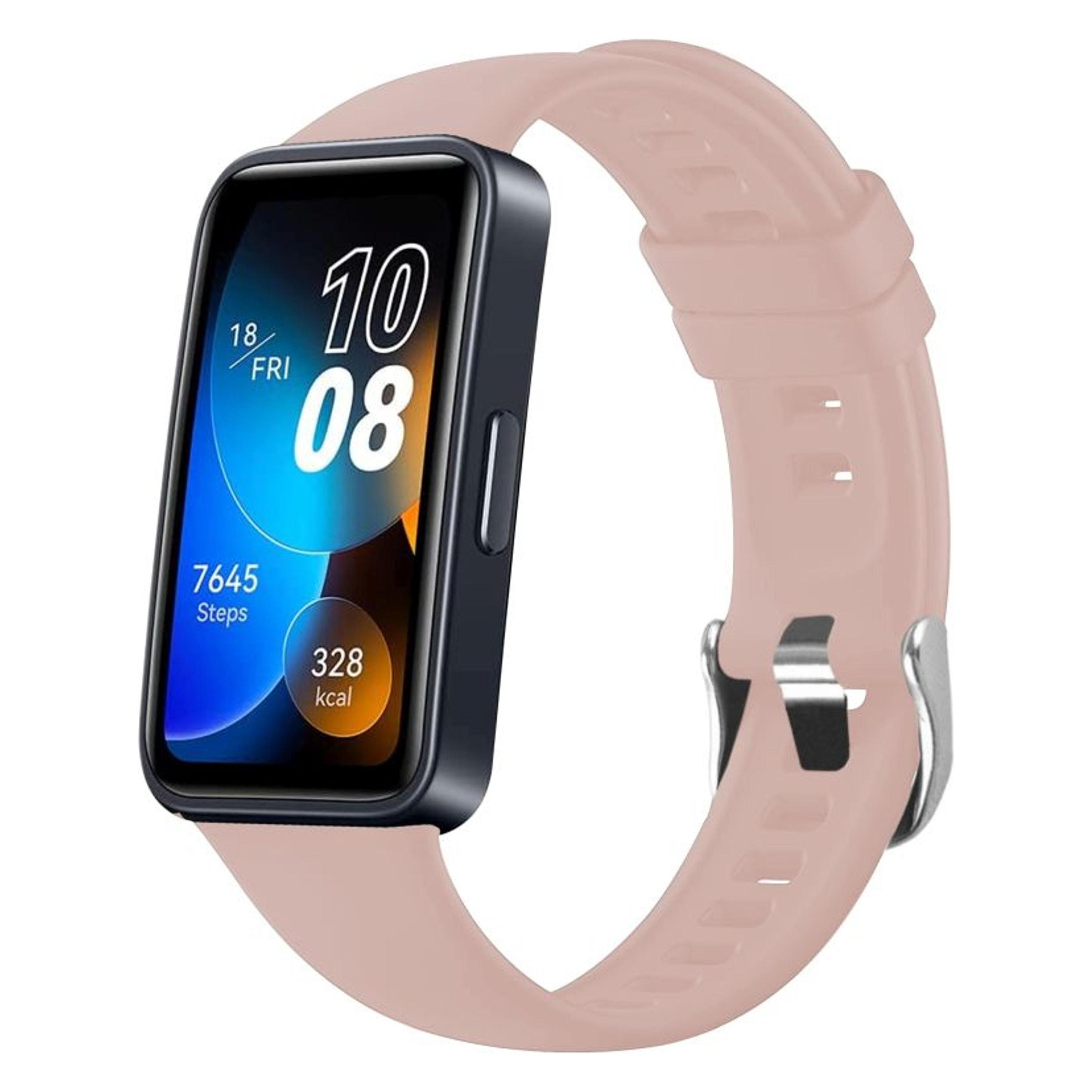 Fixed Silicone strap for Huawei Band 8 / 9, pink (Silicone) (FIXSSTB-1183-PI)