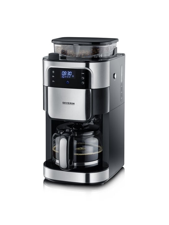 Severin KA 4813 Filterkaffeemaschine Edelstahl-Mahlwerk