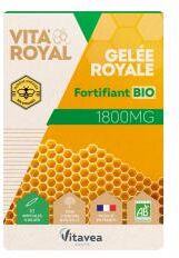 Vitavea Vita'Royal Gelée Royale Bio 1800 mg 10 Ampoules - Boîte 10 ampoules de 10 ml