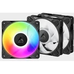 ARCTIC P12 PRO RGB LN Gehäuselüfter 3er-Pack, black, 120mm
