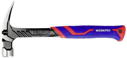 WorkPro WP241013 Klauenhammer ergonomischer Griff, hart 450g 1St.