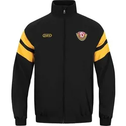 JAKO Unisex Dynamo Dresden Freizeitjacke Retro, Größe XL in Schwarz Schwarz