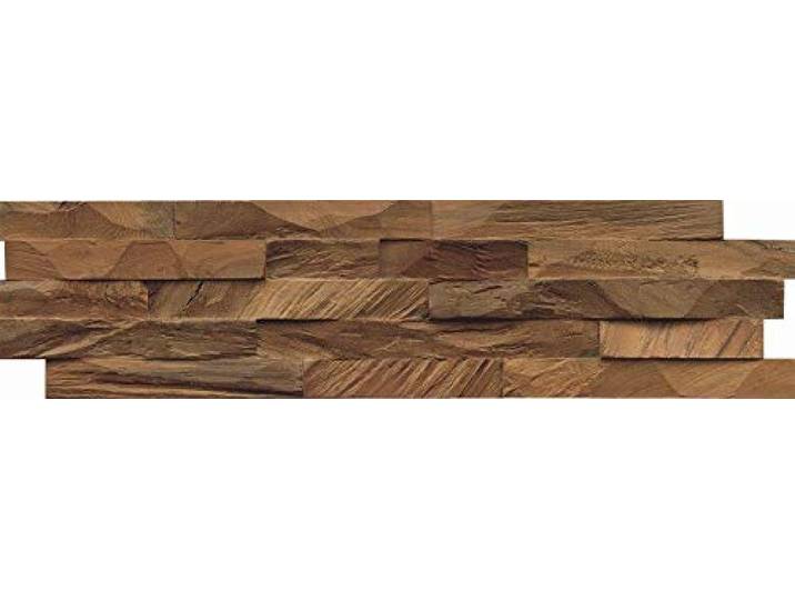 INDO Holz Wandverkleidung Wandverblendung Diamondwood Cube Natural Fläche 1 m²