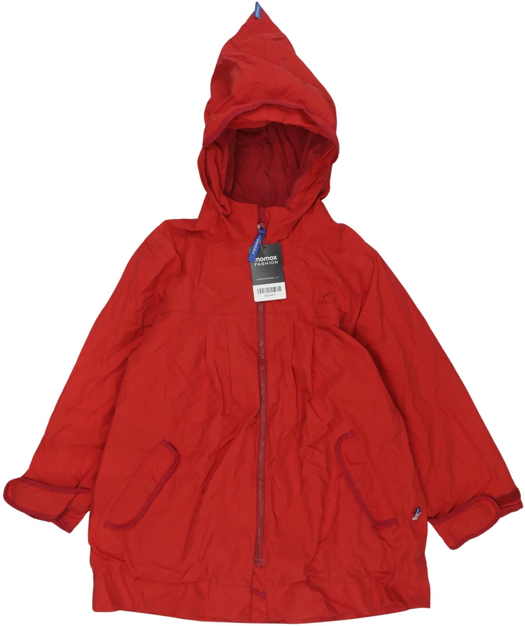 Finkid Mädchen Jacke oder Mantel, Rot, Gr. EU 128, Synthetik - Second Hand