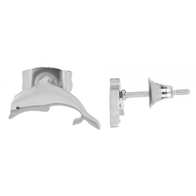 Paar Ohrstecker ADELIA´S "Damen Ohrstecker aus Edelstahl", silber, Ohrringe, Damen, Damen, Edelstahl