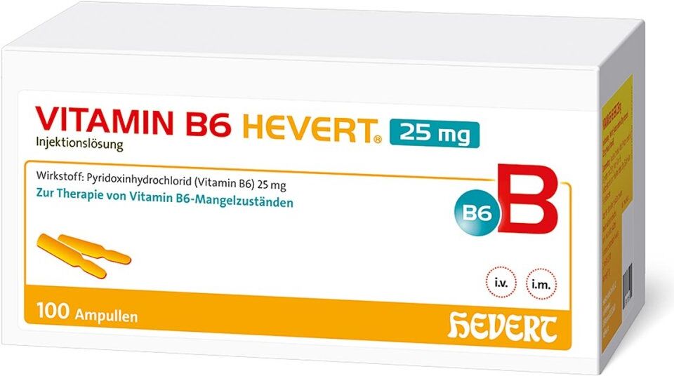 VITAMIN B HEVERT Vitamin B6 Hevert 25 Mg Injektionslösung Ampullen