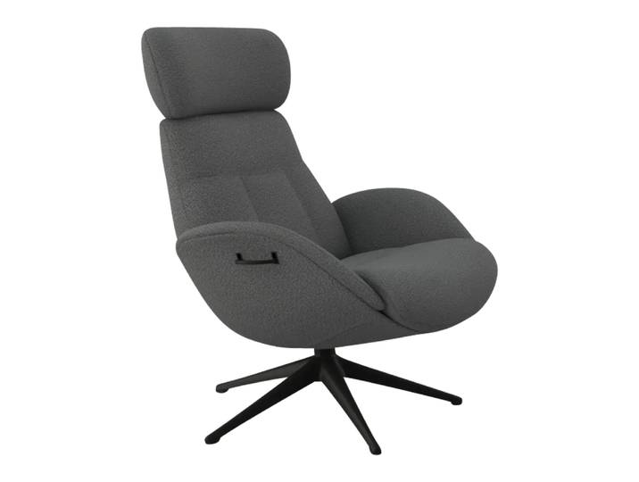 Sessel Metro Elegant, Flexlux, bormio soft grey, Textil