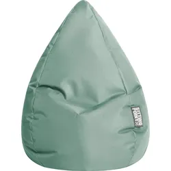 Sitting Point Sitzsack Beanbag Brava XXL Stoff Grün Eukalyptus
