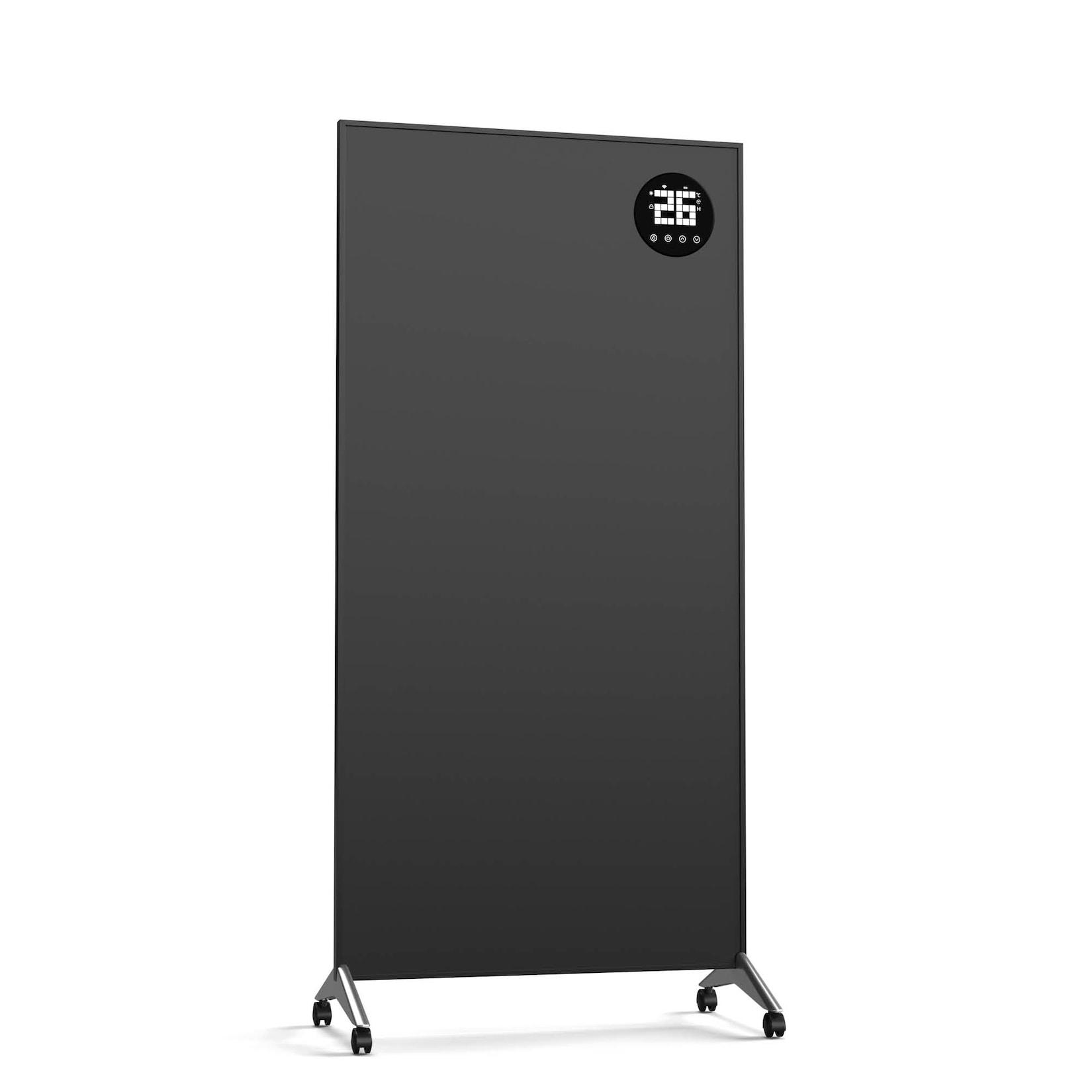 Wonderwall Smart Bornholm Infrarotheizung 1200 W Smart-Steuerung Wandmontage LED-Display 1200 W Schwarz
