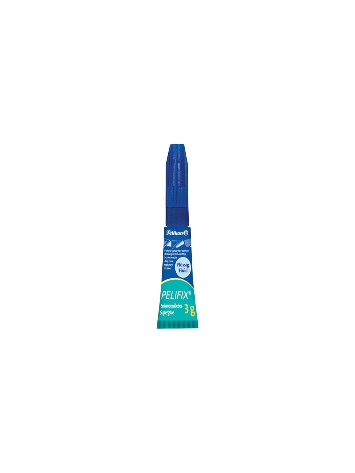 Pelikan PELIFIX Sekundenkleber P897, Tube mit 3g, Display mit 12 Blisterkarten