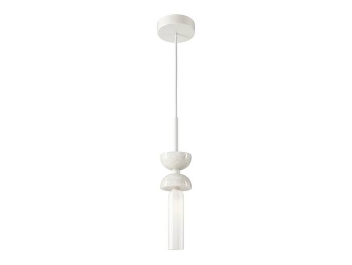 Maytoni Pendelleuchte Kyoto, Weiß, Metall, Stein, 336.5 cm, CE, höhenverstellbar, gleichmäßige Lichtverteilung, Lampen & Leuchten, Innenbeleuchtung, Hängeleuchten, Pendelleuchten