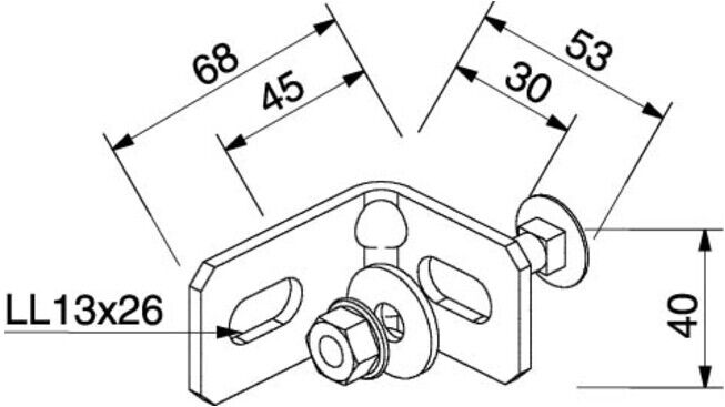 niedax Équerre d’ancrage 16J3-D (16J3-D)