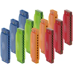 Classic Cantabile FBH-10 FunKids Mundharmonika C-Dur 12x Set