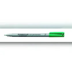 STAEDTLER Folienschreiber 0,6mm wasserlöslich grün nachfüllbar