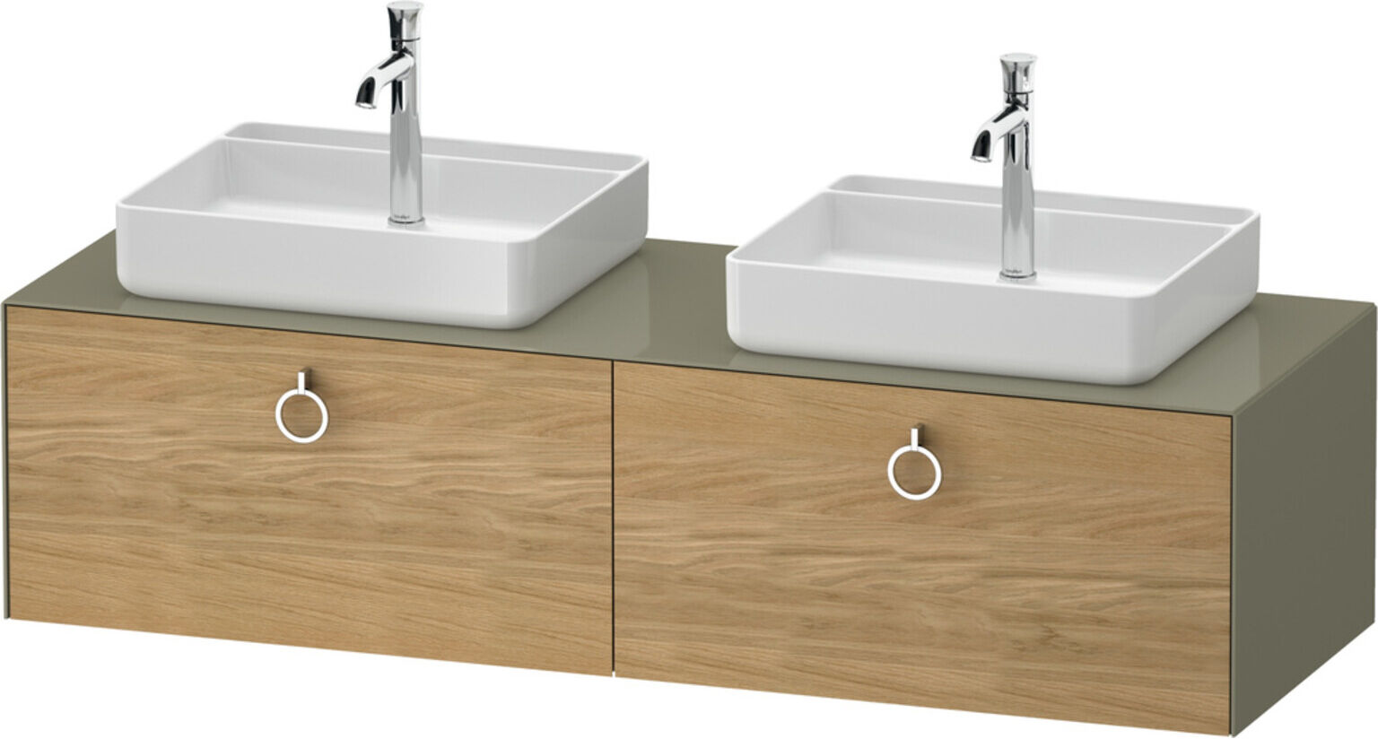Duravit Waschtischunterschrank White Tulip 160x55cm, E Nat StG g, k Ein/o Be (WT4891BH5H20000)