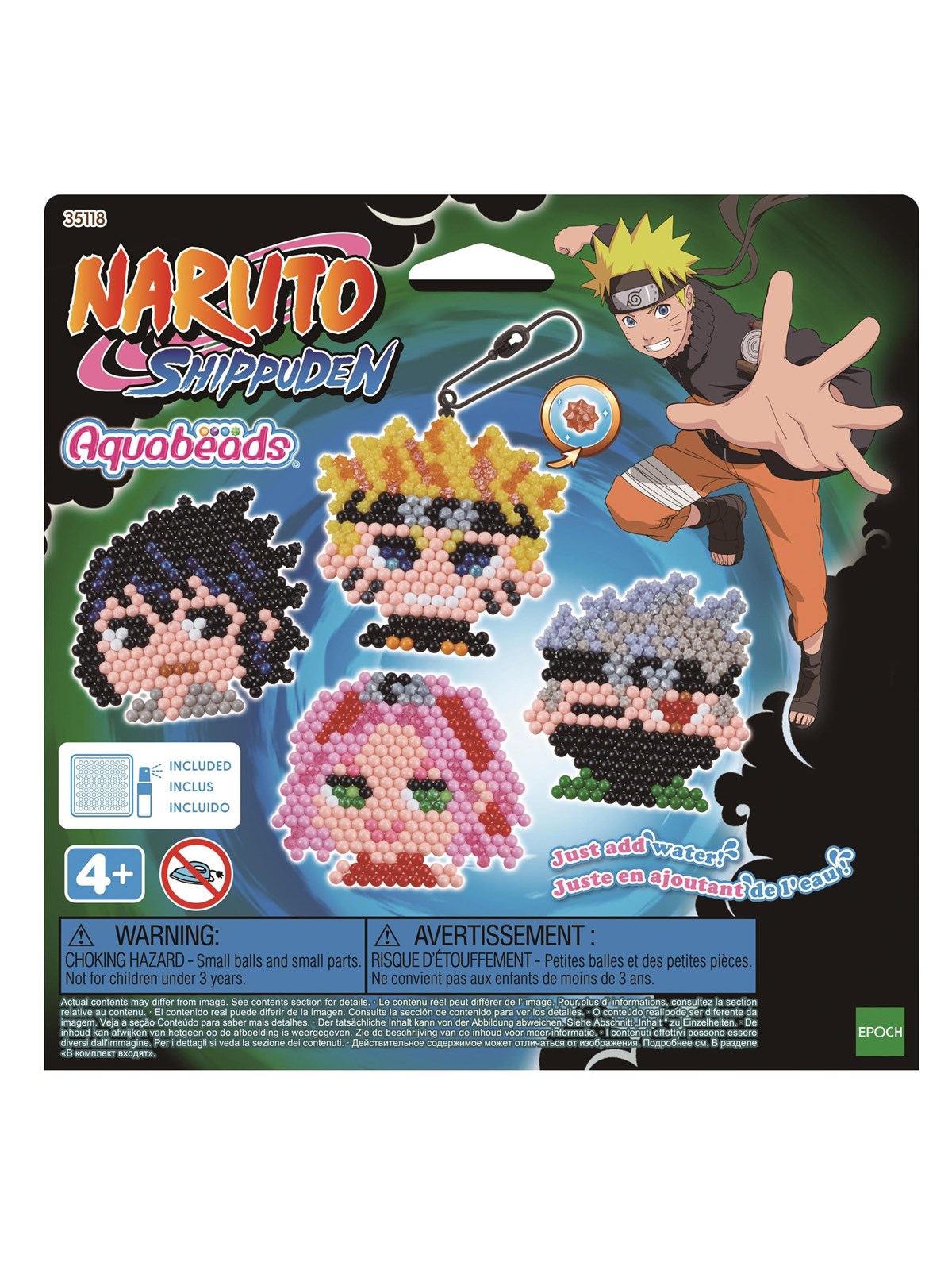 Aquabeads Naruto Keychain Craft Set