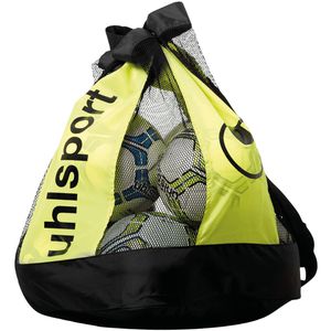 uhlsport Ballsack Ballbag, 100426201, für bis zu 16 Bälle, gelb/schwarz
