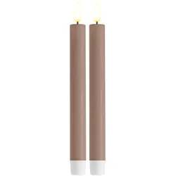 Stabkerze LED 15 cm Rose 2 Stück