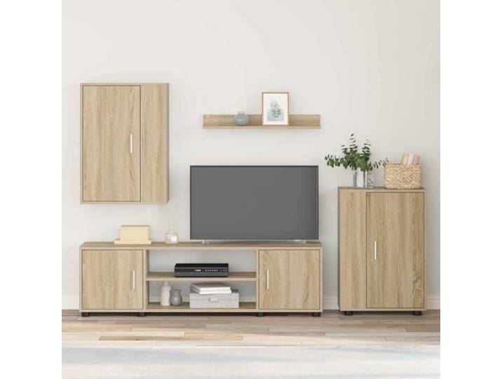 Ensemble de Meubles TV Muraux Chêne Sonoma Bois d'Ingénierie