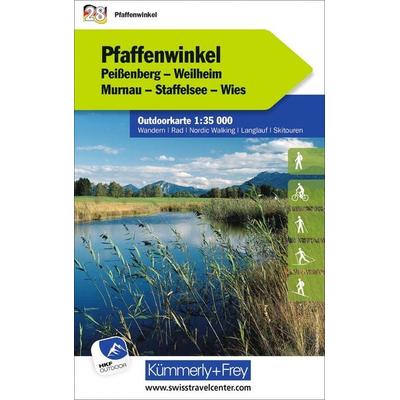 Kümmerly+Frey Outdoorkarte Deutschland 28 Pfaffenwinkel 1:35.000, Sonstige von , Kümmerly+Frey, 978-3-259-02585-7