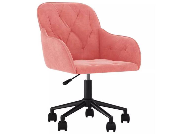 VidaXL - Bürostuhl samt, One Size, Pink