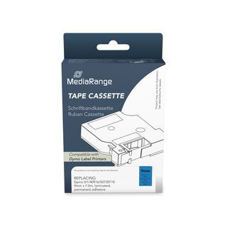 MediaRange Schriftbandka. Dymo D1/40916/S0720710 9mmx7m sw