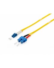 equip ST/ST 9/125m 2.0m 2m ST Gelb Glasfaserkabel Optical Fiber Patch Cord OS2 (252232)
