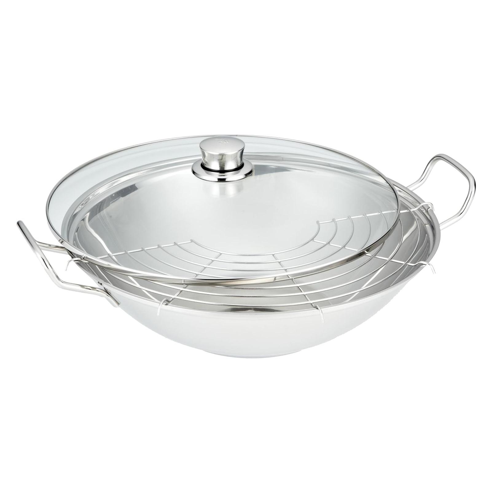 Siemens Hz390090 (Wok Pfanne, Edelstahl, 39 x 9.50 cm) (HZ390090)