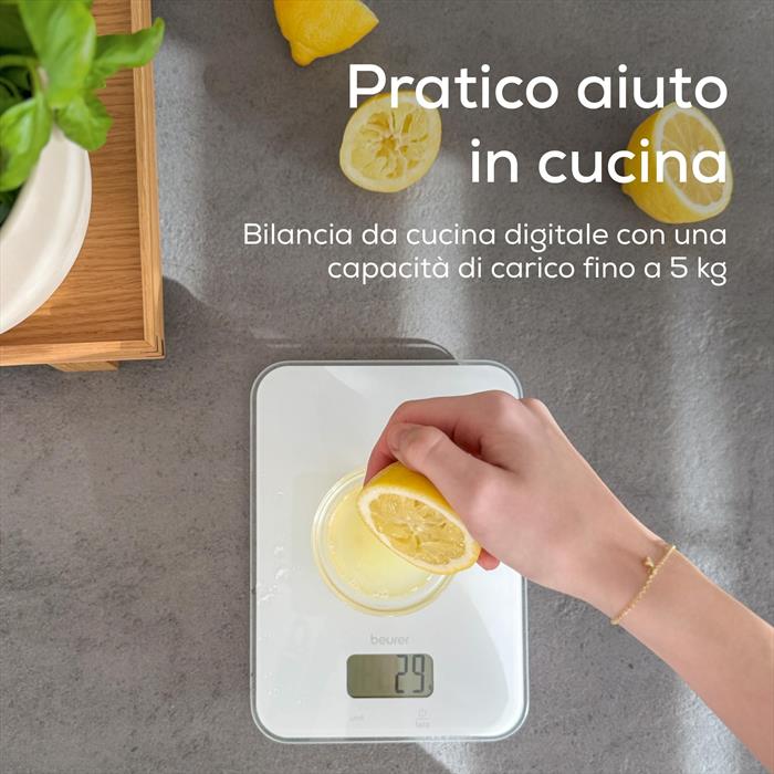 BEURER Bilancia Da Cucina Ks 19-pure White