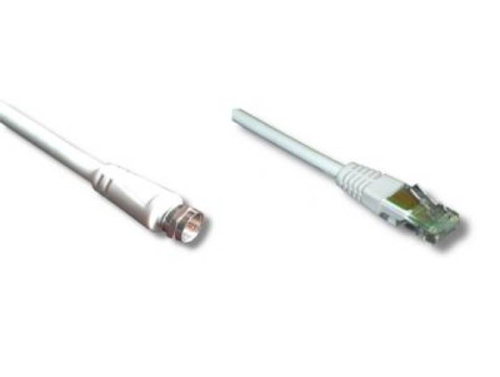 Essentielb - Câble Antenne Tv Fiche F / Rj45 Male
