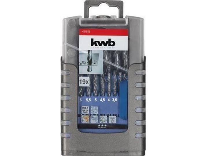 KWB HSS Borenset - 1-10 mm - 19-delig