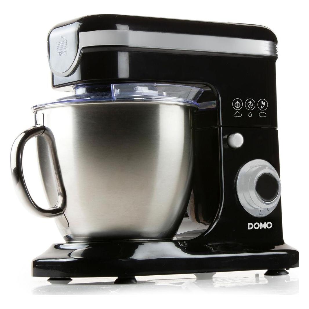 Domo Küchenmaschine DO1023KR Schwarz (6 l, 1200 W) (DO1023KR)