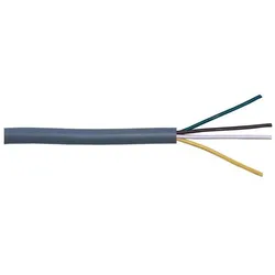 RS PRO, Kabelleitung, Datenkabel 0,25 mm2 Ø 5.1mm PVC isoliert Grau (100 m)