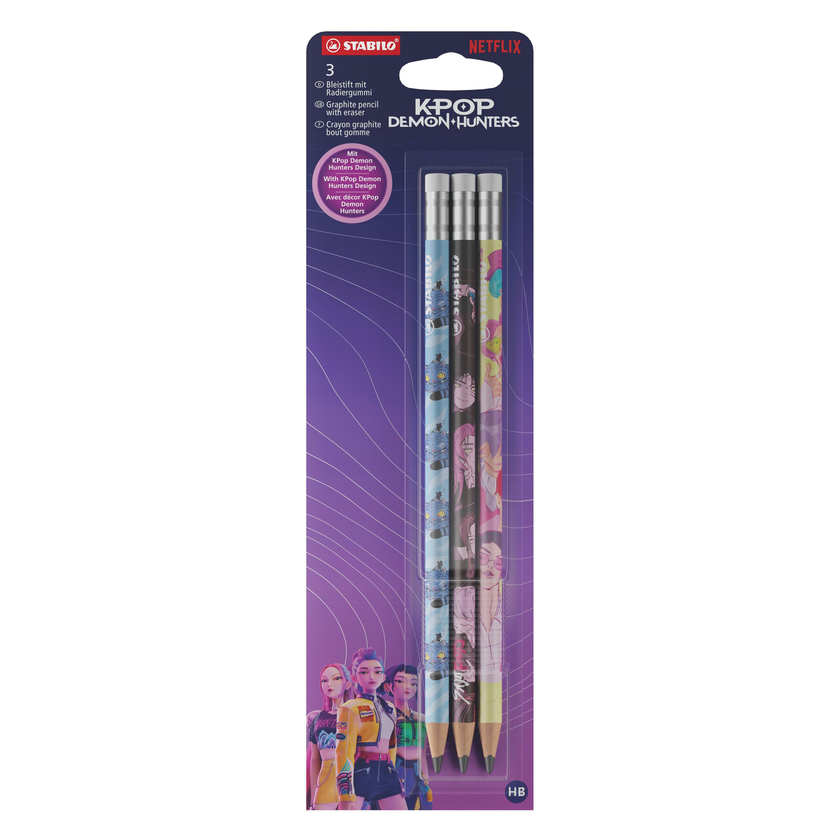 Stabilo Bleistift Blister K-pop Demon Hunters Limited Edition (HB, 3x) (104930032)
