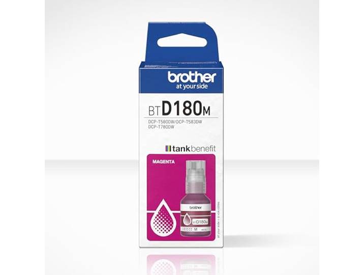 Brother BTD180M Magenta Bouteille d'encre Originale
