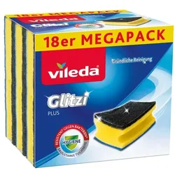 Vileda 18er-Pack Topfreiniger »Glitzi Plus« gelb