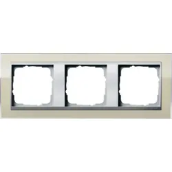 Gira Abdeckrahmen 3-fach klar sand 0213776
