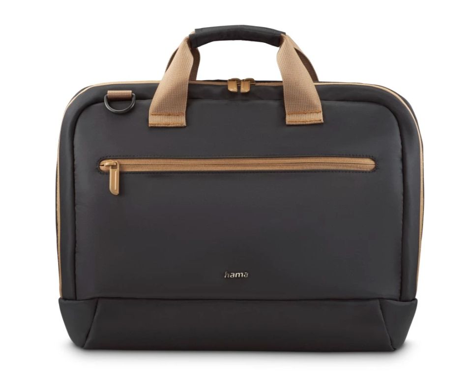 Hama 222053 Ultra Lightweight Notebooktasche bis 41,1 cm (16.2 Zoll) (Beige/Schwarz) 00222053