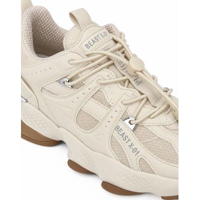 Sneaker PLEIN SPORT "Laufschuh", Herren, Gr. 36, Normalschaft, beige (06, beige), Schuhe Sneaker