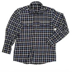 Arbeitshemd "ALOIS" - 37/38 - marine/royal