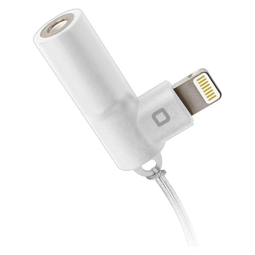 SBS Lightning - Klinkenstecker (Klinkenadapter, Winkeladapter) (TEADAPT35MFI90W)