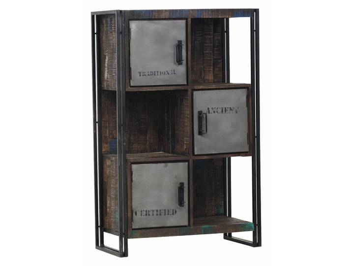 Kommode, Braun, Metall, Mangoholz, massiv, 90x140x40 cm, Kleinmöbel, Kommoden, Kommoden