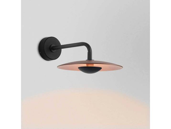 Ginger 20A Außenwandlampe, 24V, Dim., IP65, braun - Marset - Terrasse - Aluminium